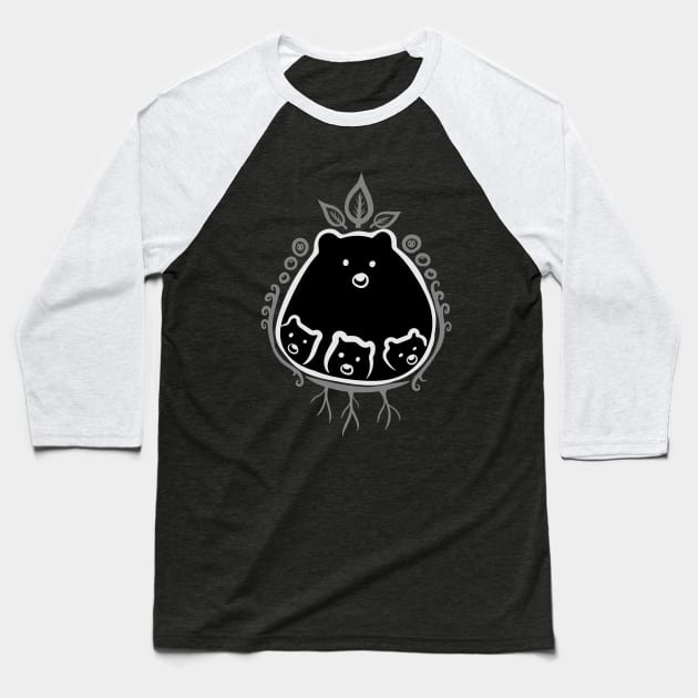 Bear Guardian Baseball T-Shirt by Boreal-Witch